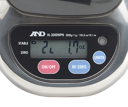 HL-WP Series Compact Scales | A&D Weighing